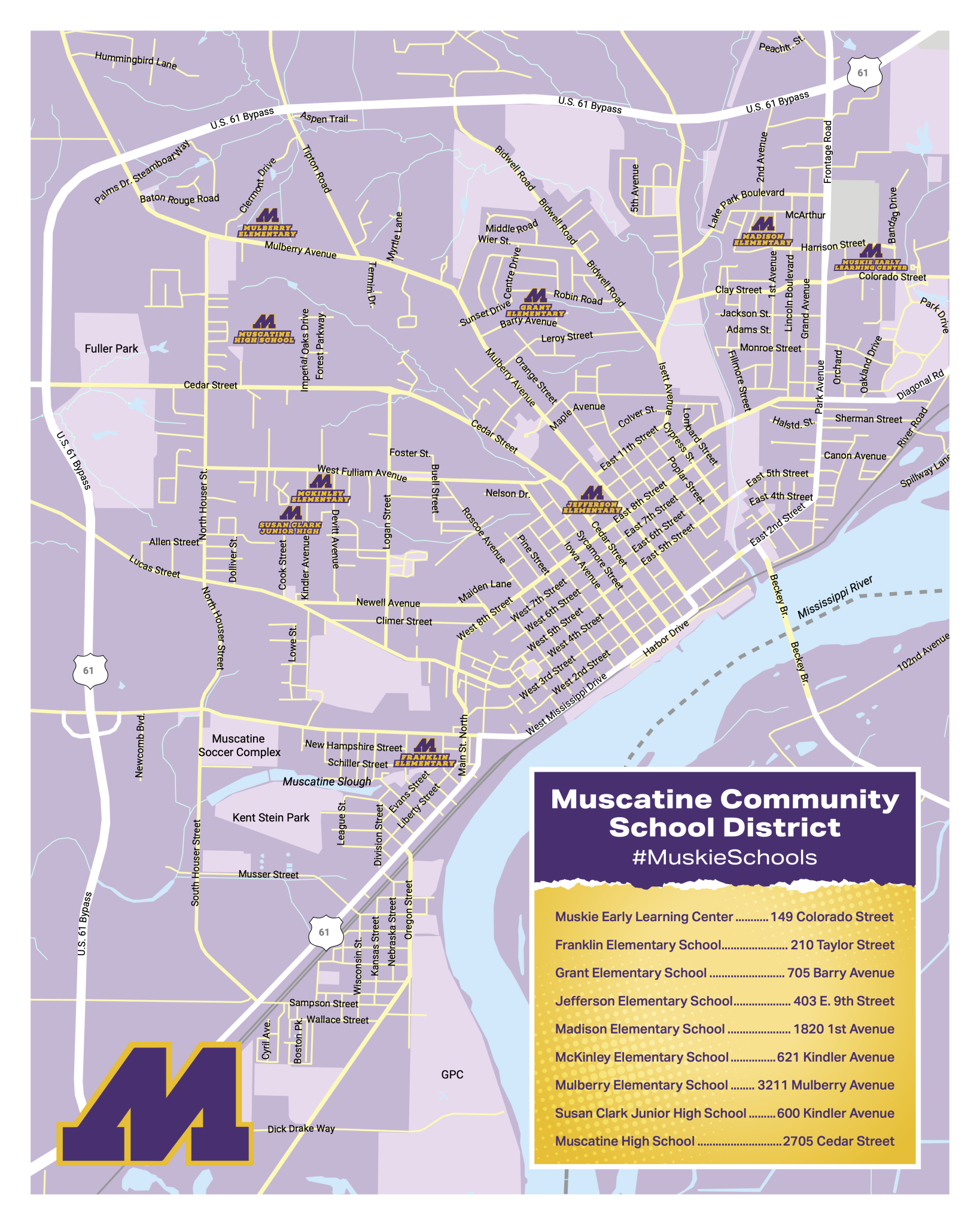 School Boundary Lookup Tool – Muscatine Community School District