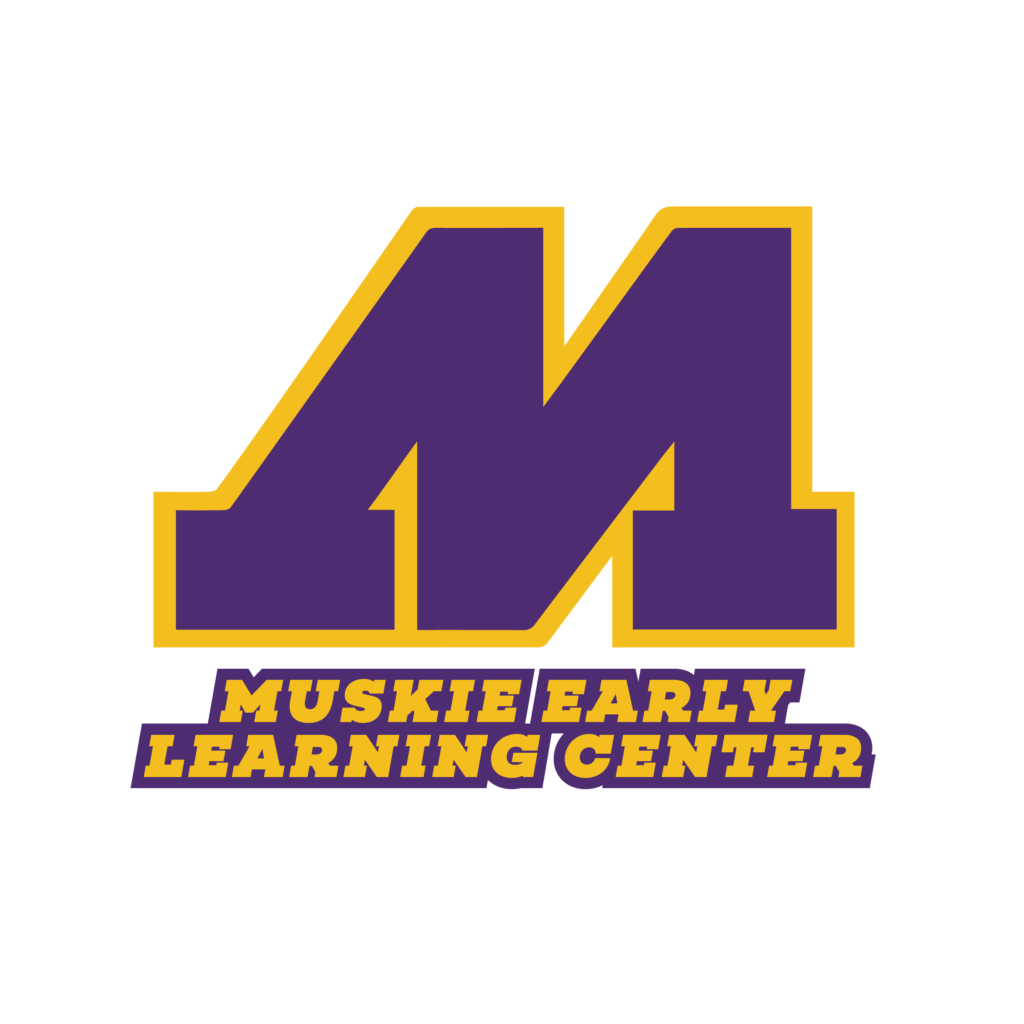 Muskie M LOGO Purple Gold Muskie Early Learning Center